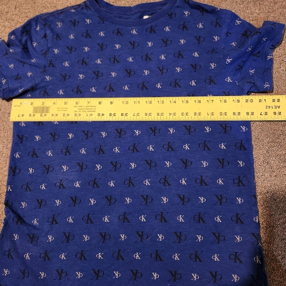 Cerulean Blue Calvin Klein T-shirt - Picture 5 of 5